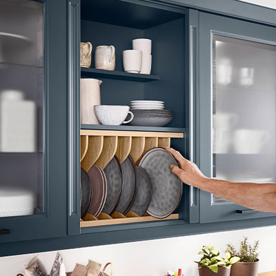 Quadratisches Stimmungs-Küchenbild