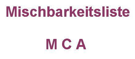 Mischbarkeit MCA